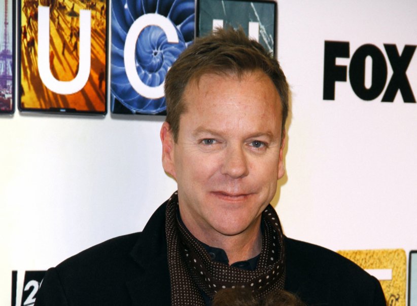 Les yeux vairons de Kiefer Sutherland sont quasiment imperceptibles Les yeux vairons de Kiefer Sutherland sont quasiment imperceptibles