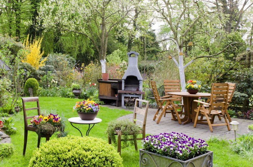 Un jardin fleuri Un jardin fleuri