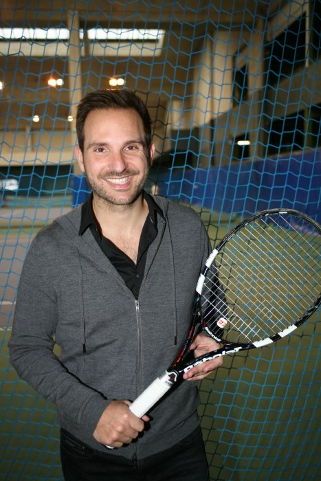 Christophe Michalak est aussi à l'aise sur les courts qu'en cuisine ! Christophe Michalak est aussi à l'aise sur les courts qu'en cuisine !