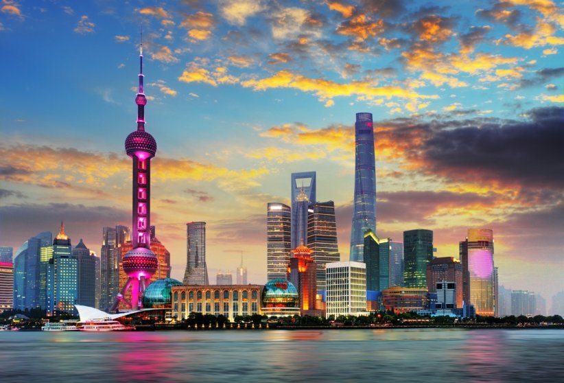 La skyline du Lujiazui à Shanghai La skyline du Lujiazui à Shanghai