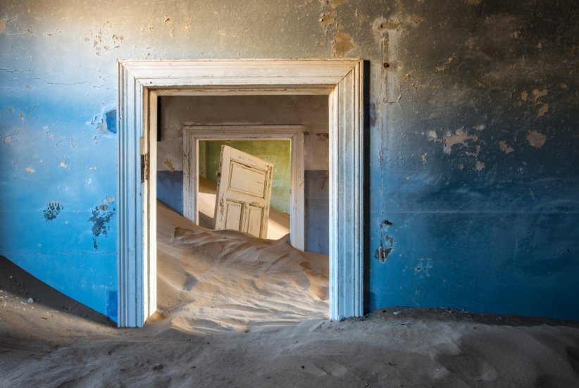 La ville de Kolmanskop en Namibie La ville de Kolmanskop en Namibie