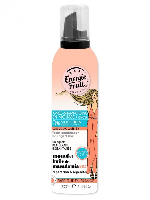 Un après-shampoing en mousse Un après-shampoing en mousse