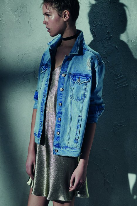La veste en jean La veste en jean
