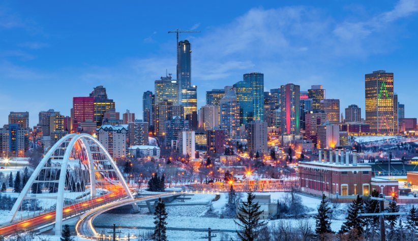 La ville d'Edmonton, en Alberta La ville d'Edmonton, en Alberta