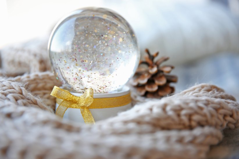 Une boule à paillettes Une boule à paillettes
