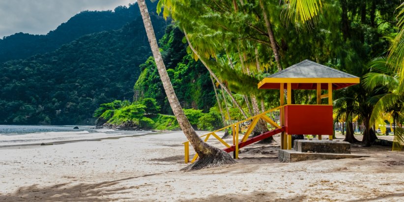 Maracas Bay, à Trinidad-et-Tobago Maracas Bay, à Trinidad-et-Tobago