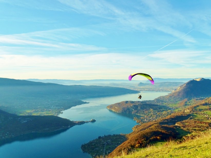 Le lac d'Annecy, en Haute-Savoie Le lac d'Annecy, en Haute-Savoie