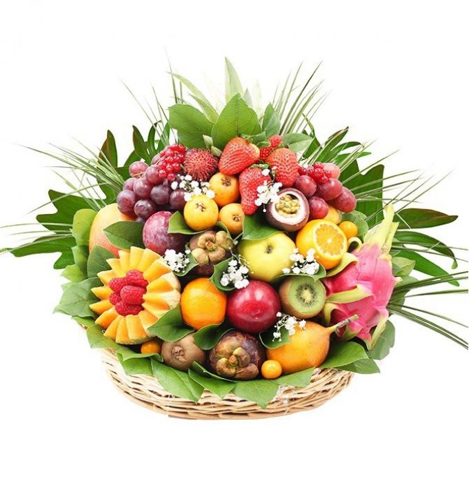 Une corbeille de fruits Une corbeille de fruits