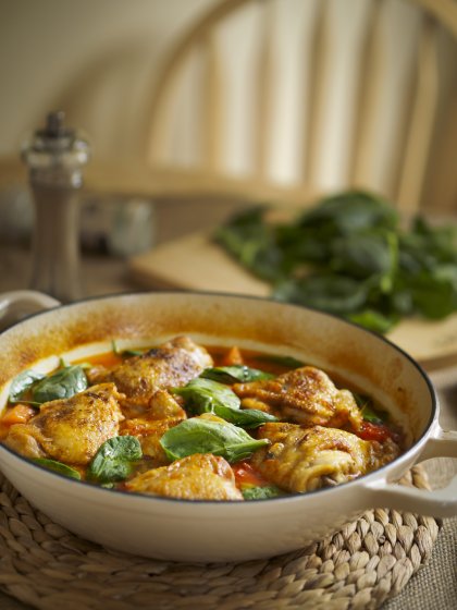 Tajine de poulet aux quatre épices
