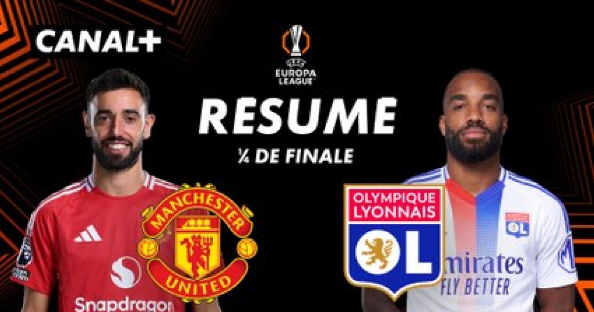 Le r&eacute;sum&eacute; de Man. United / Lyon - Ligue Europa 2024-25 (1/4 de finale retour) - Orange