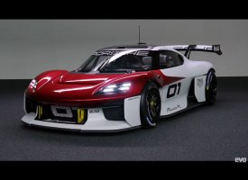 Le concept Porsche Mission R entre en piste