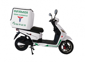 RedE met gratuitement des scooters électriques à disposition des professionnels de santé