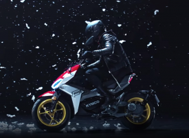 Scooter électrique Kymco F9 : sportif, équivalent 125 et charge rapide
