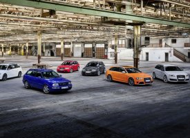Audi célèbre 25 ans de modèles RS