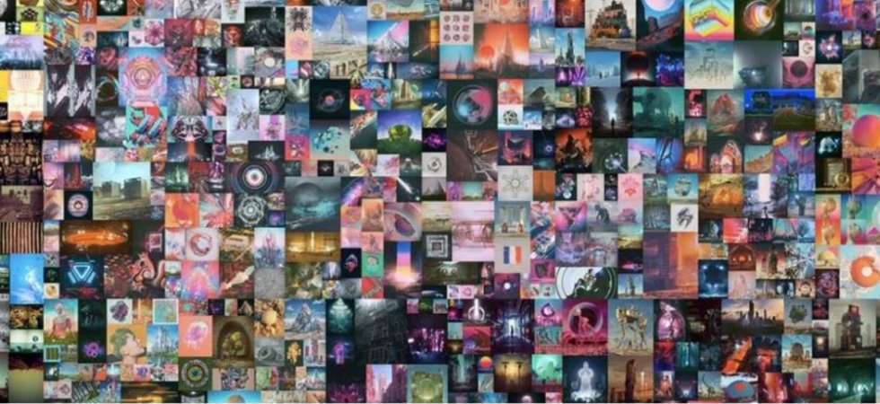 69,3 millions de dollars pour une oeuvre numérique sous forme de NFT !