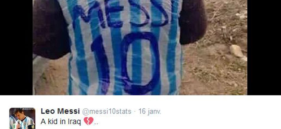 Un jeune fan irakien recherché par Messi