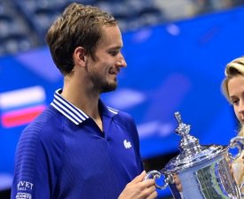 US Open : Medvedev n'a pas oublié sa femme