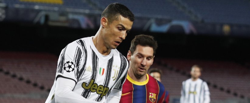 Messi et Ronaldo à la trappe Messi et Ronaldo à la trappe