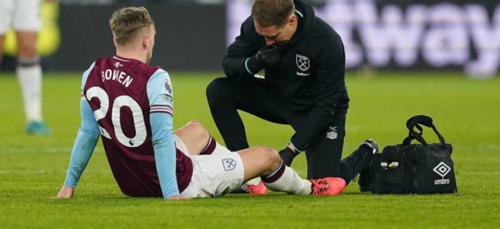 West Ham : Bowen blessé au pied, Antonio sort de l'hôpital
