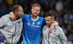 Naples : De Bruyne, blessé en marquant sur penalty, forfait plusieurs mois