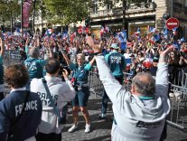 Les volontaires ont mis l'ambiance Les volontaires ont mis l'ambiance