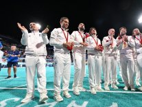 L'équipe de France : médaille d'or en cécifoot L'équipe de France : médaille d'or en cécifoot