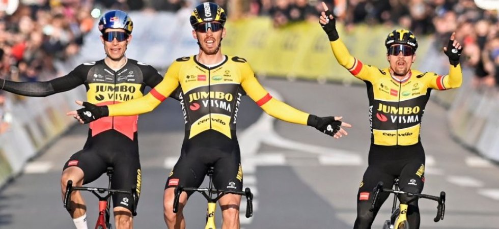 Paris-Nice (E1) : Laporte premier leader après un triplé pour l'équipe Jumbo-Visma