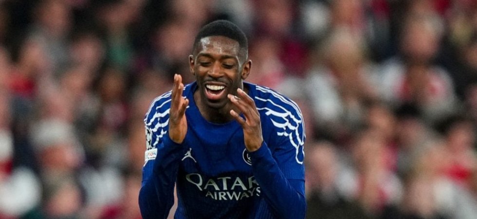 PSG : Dembélé absent de l'entraînement et incertain contre Arsenal