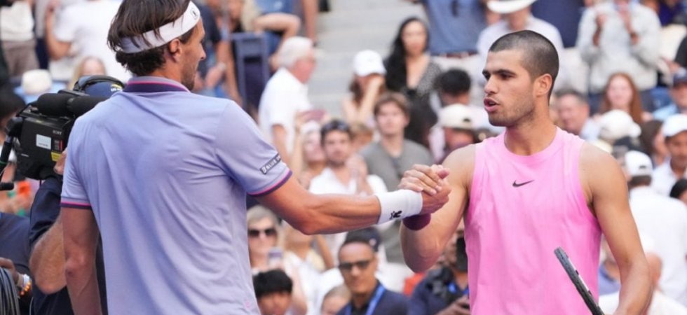 US Open : Surclassé, Rinderknech est « admiratif » d'Alcaraz