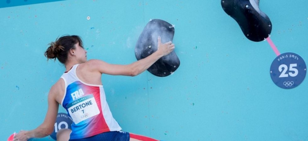 Paris 2024 - Escalade (F/demi-finales) : Bertone deuxième après le bloc, Avezou douzième