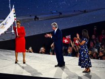 Le témoin transmis à Los Angeles 2024 Le témoin transmis à Los Angeles 2024