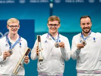 Alexis et Félix Lebrun, Simon Gauzy : médaille de bronze en tennis de table Alexis et Félix Lebrun, Simon Gauzy : médaille de bronze en tennis de table