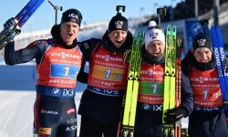 Biathlon (H) - Relais d'Oberhof : La Norvège s'impose au sprint devant la France