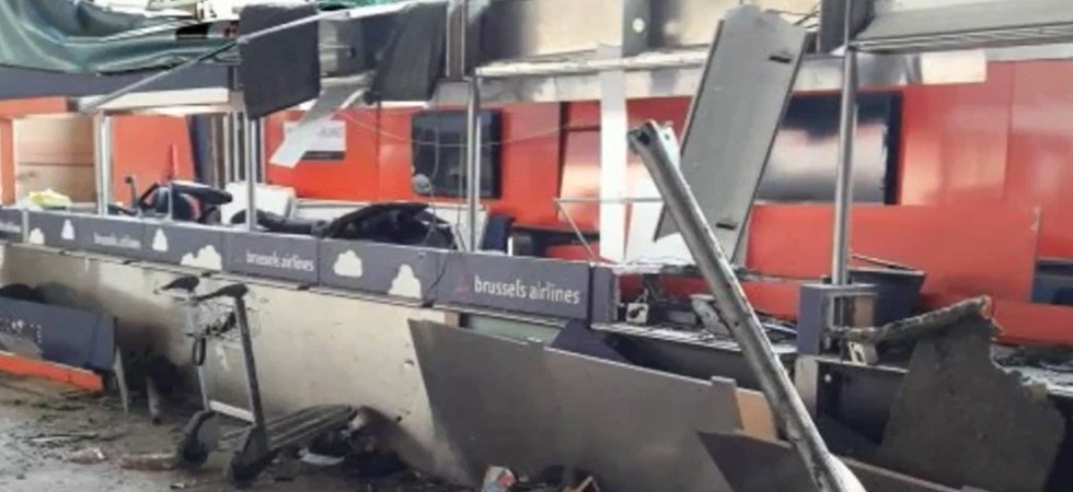 Les images choc de l'aéroport de Bruxelles 2 jours après les attentats