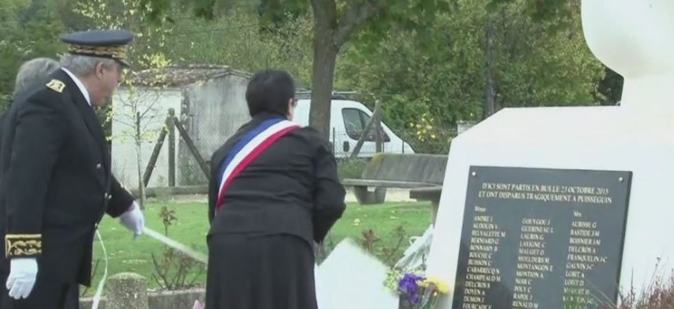 Puisseguin: hommage aux victimes, un an après