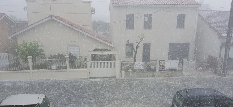Violent orage de grêle sur Bordeaux et une partie de la Gironde ce samedi