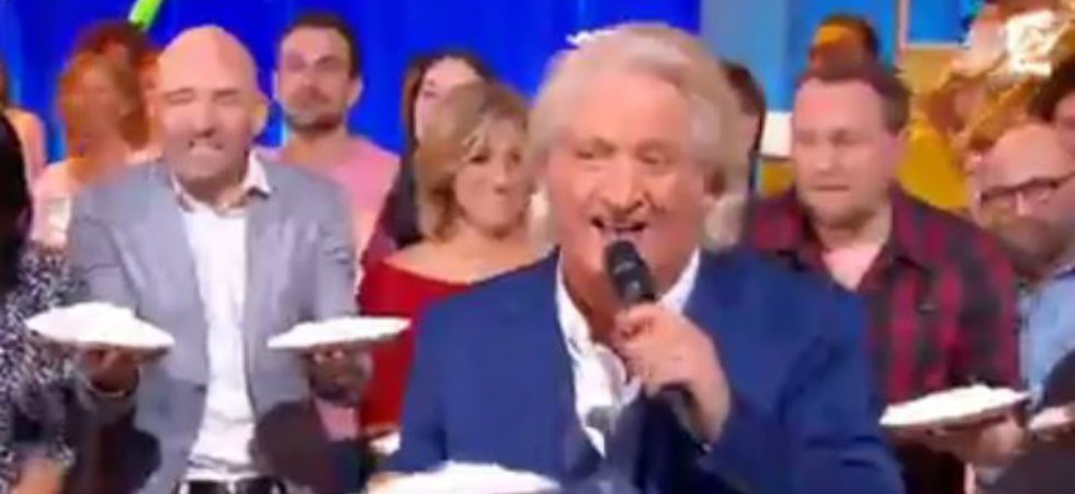L'émission de Patrick Sébastien se termine par une bataille géante de tartes à la crème