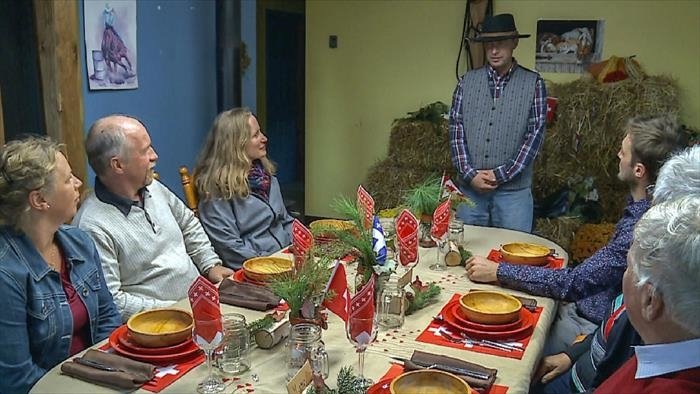 Dîner à la ferme au Canada