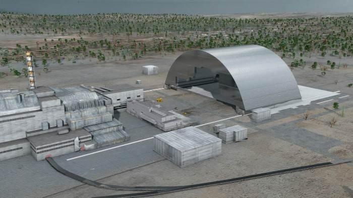 Le nouveau sarcophage de Tchernobyl