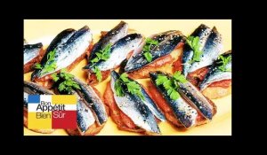 Tartines de sardines marinées