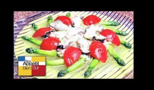 [Recette] Salade D'asperge Vertes Aux Huitres, Vinaigrette Au Basilic - Chef J. et L. Pourcel