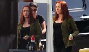 Scarlett Johansson est mince sur le plateau de Captain America