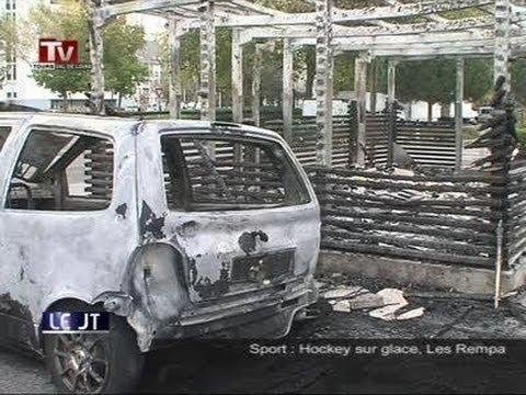 24 voitures brulées aux fontaines (tours)