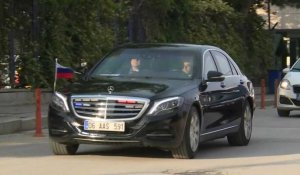 Turquie: le ministre russe des Affaires étrangères Sergueï Lavrov arrive à Ankara