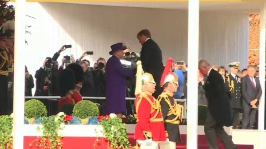 Londres Visite De La Famille Royale Neerlandaise