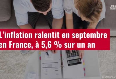 VIDÉO. L’inflation ralentit en septembre en France, à 5,6 % sur un an
