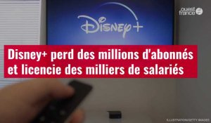VIDÉO. Disney+ perd des millions d'abonnés et licencie des milliers de salariés