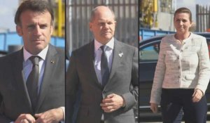 Les dirigeants européens, dont Emmanuel Macron, arrivent au "sommet de la mer" en Belgique