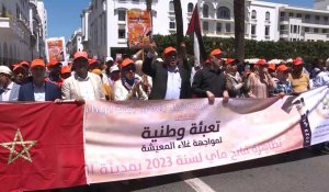 Maroc: manifestation syndicale à Rabat contre la flambée des prix