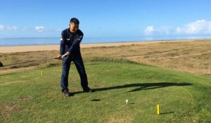 Partie de golf pour les skippers avant le départ du Vendée Globe